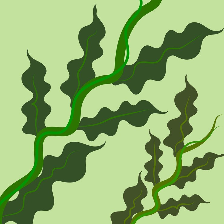 Vektör green leaf leaves illustration simple design