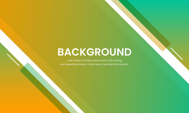 Green Orange Gradient Background Design Wave Pattern Abstract Background Design banner