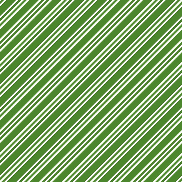Green seamless pattern with white oblique stripes