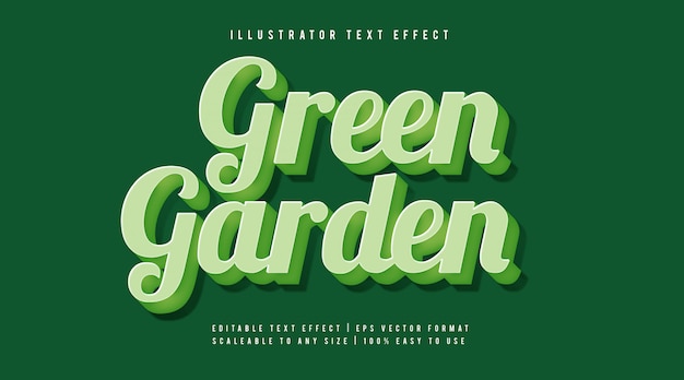 Green Soft Handwriting Text Style Font Effect