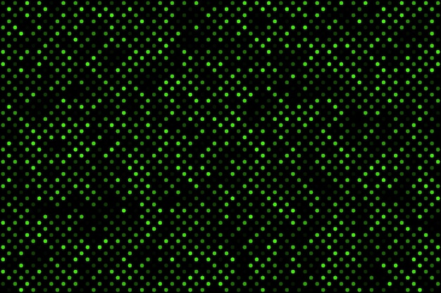 Green sparkling geometric dots pattern abstract background