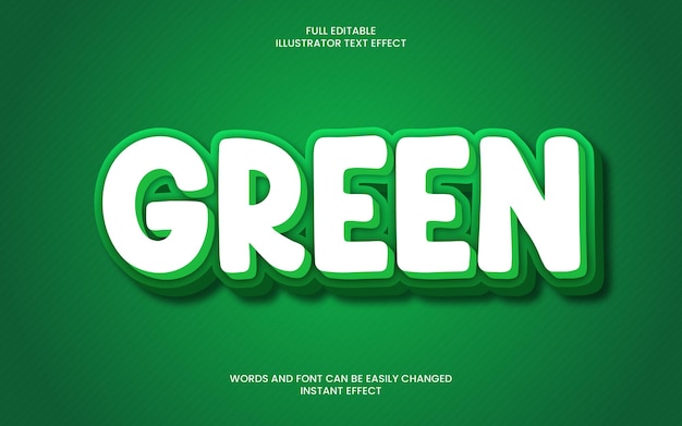 Green Text Effect