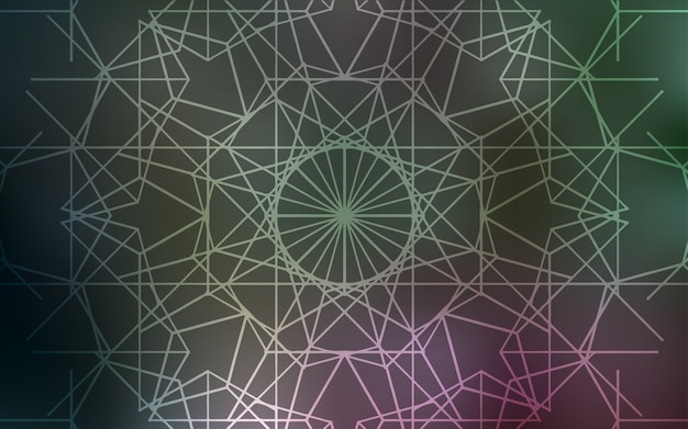 Green vector abstract doodle background