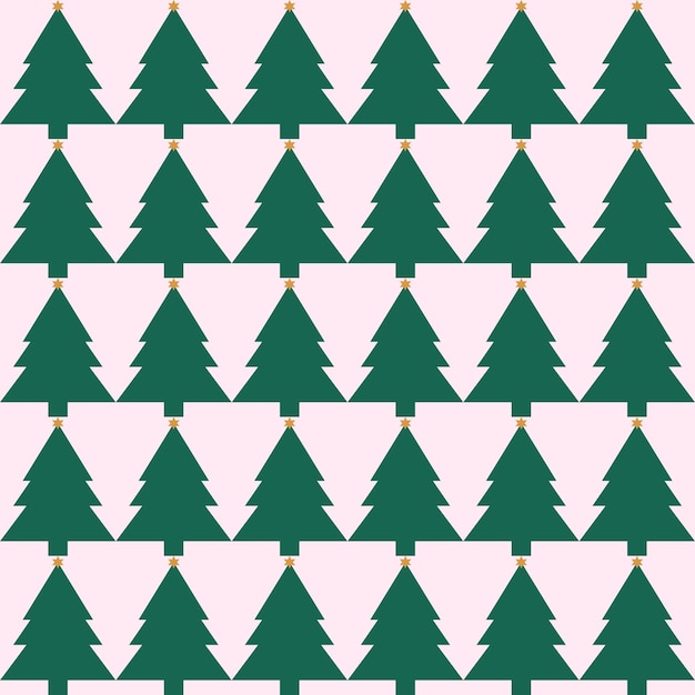 green xmas trees seamless pattern for surface pattern design print wallpaper wrapping paper