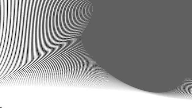 Grey and white abstract background with curve stripes line for backdrop or presentation