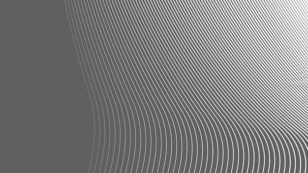 Grey and white abstract background with curve stripes line for backdrop or presentation