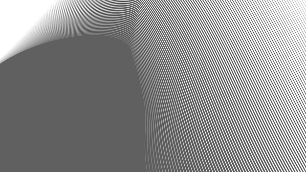 Grey and white abstract background with curve stripes line for backdrop or presentation