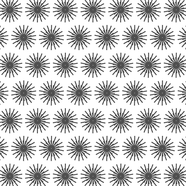 Grey Flower Seamless Pattern Background
