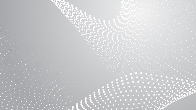 Grey gradient abstract with haftone background vector image