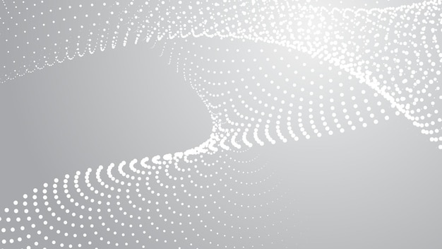 Grey gradient abstract with haftone background vector image