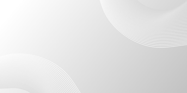 Grey gradient background with line waves minimal smooth elegant grey backdrop abstract motion wavy