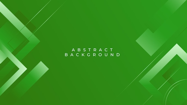 Grøn abstrakt baggrund, geometriske former