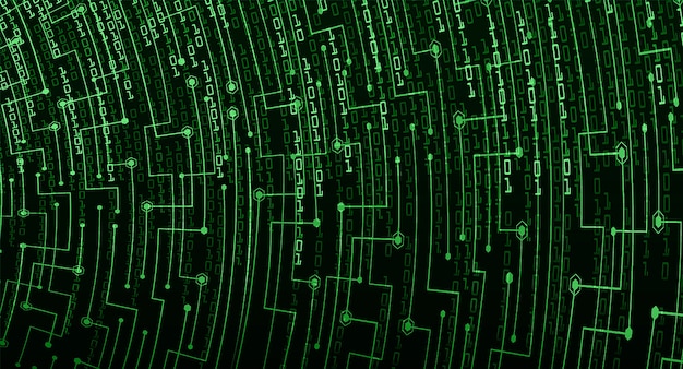 Grønt printkort, cyber fremtidsteknologi