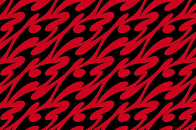 groovy fire flame flaming red dark tribal seamless pattern for merchandise and packaging