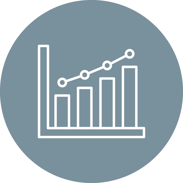 Growth Diagram icon vector image Can be used for Business