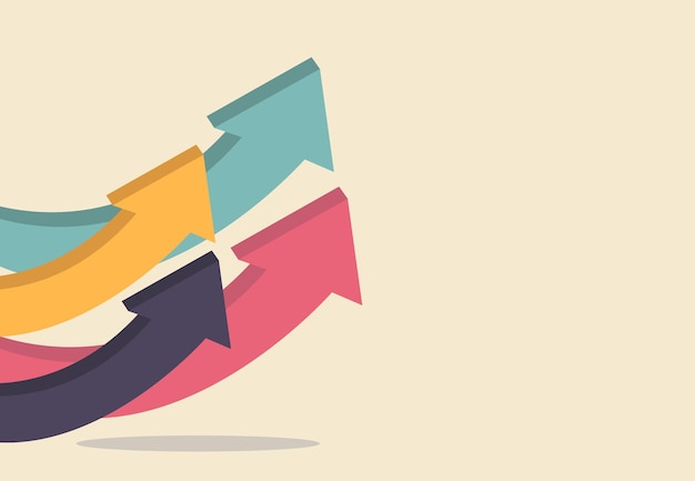 Growth financial trading stock for business Vector illustration