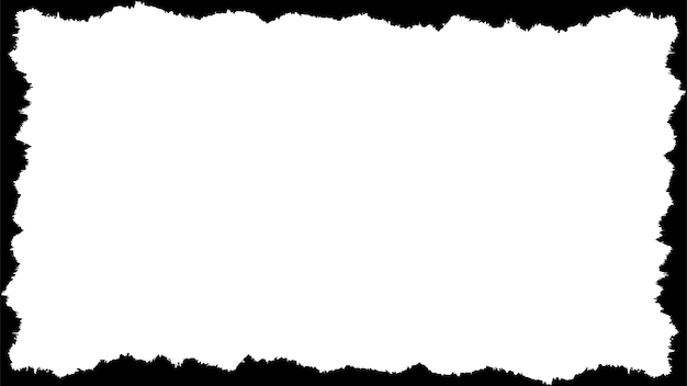 Grunge border jagged edge frame