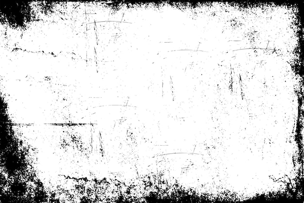 Grunge border vector texture background Abstract frame overlay Dirty and damaged backdrop Vector graphic illustration with transparent white EPS10