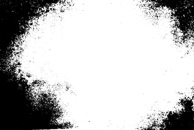 Grunge border vector texture background Abstract frame overlay Dirty and damaged backdrop Vector graphic illustration with transparent white EPS10