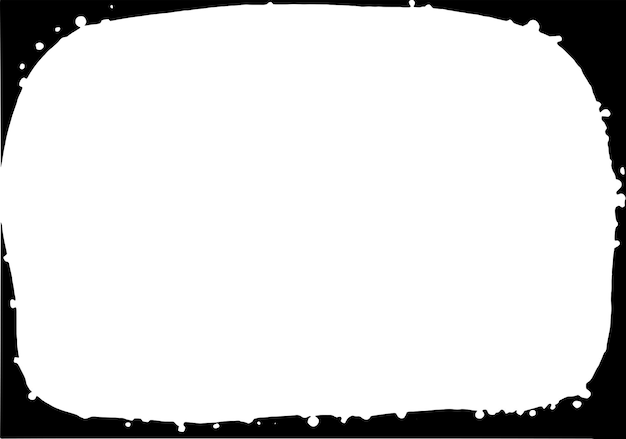 Grunge border vector texture background Abstract frame overlay Dirty and damaged backdrop