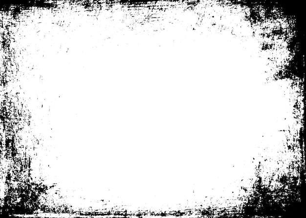 Grunge border vector texture background Abstract frame overlay Dirty and damaged backdrop