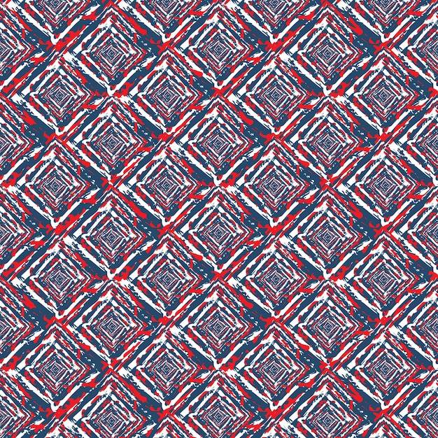 Grunge squares red background