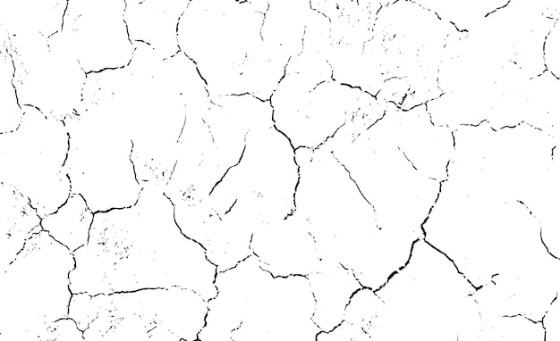 Grunge texture of the cracked ground overlay grunge background effect grunge frame texture