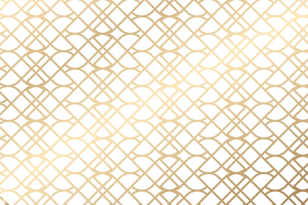 Gyldent geometrisk mønsterdesign