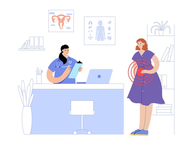 Gynecology clinic concept