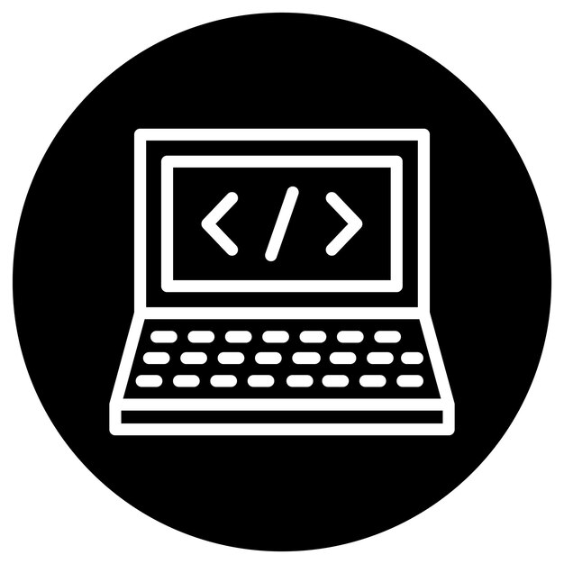 Hacked Vector Icon Design Illustration