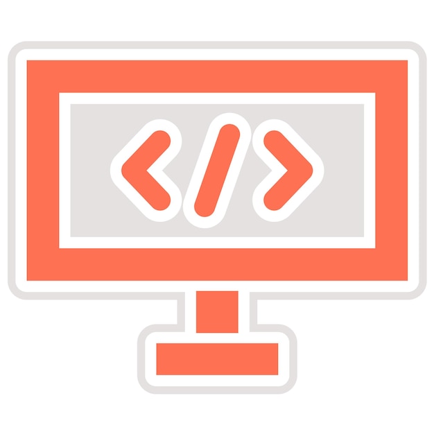 Hacked Vector Icon Design Illustration