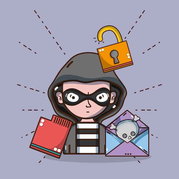 hacker and security system technology