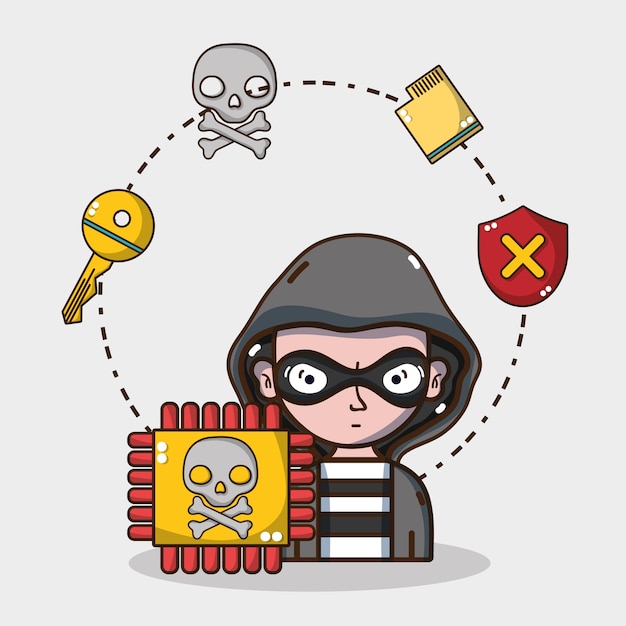 Hacker and security system technology