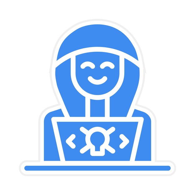 hacker icon vector image can be used for crime investigation