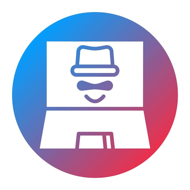 Hacker icon vector image Can be used for Information Security