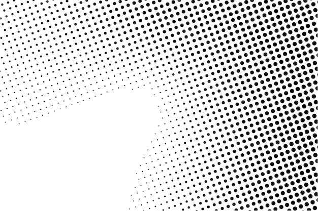 Halftone Black and white doted texture background