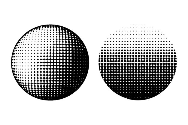 halftone dot tone grunge effect abstract pattern texture vector graphic retro illustrationgradient