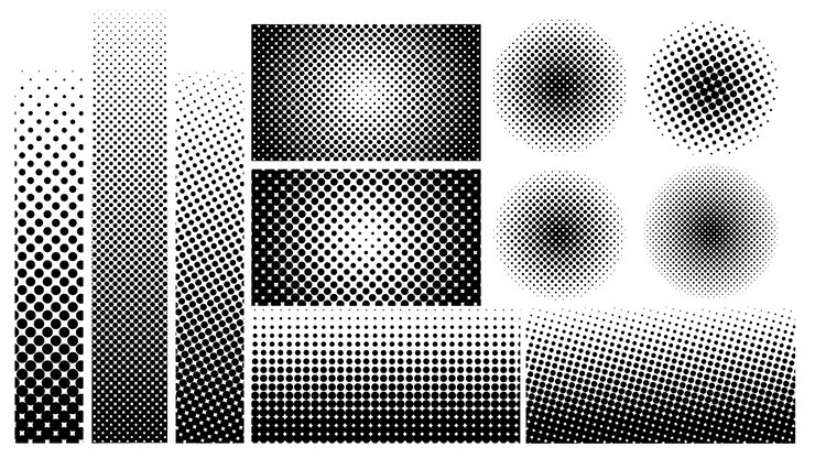 Halftone Dots element in vintage style for decorate.