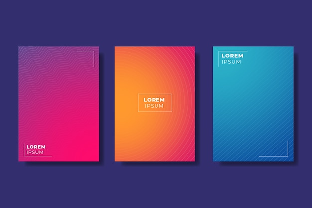 Halftone gradient cover samling