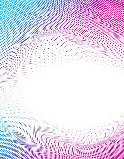 halftone gradient dot background