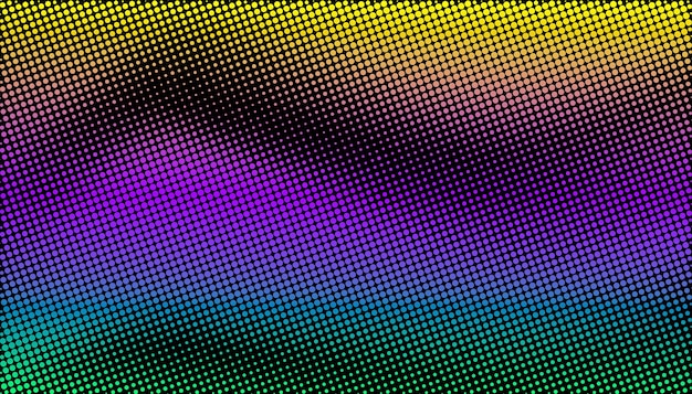 Halftone pattern with a vibrant gradient