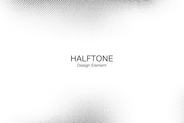 halftone radial gradient texture grunge halftone frame background retro pixelated vector