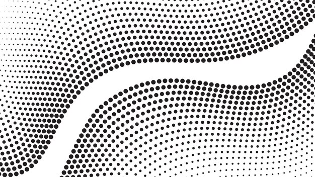 halftone texture pattern background black and white vector image for backdrop or fashion style