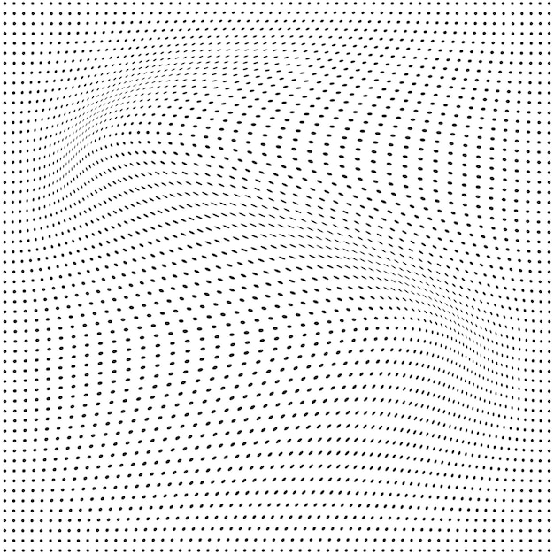 Halftone-vektorkunstikoner og grafikelementer med cirkler