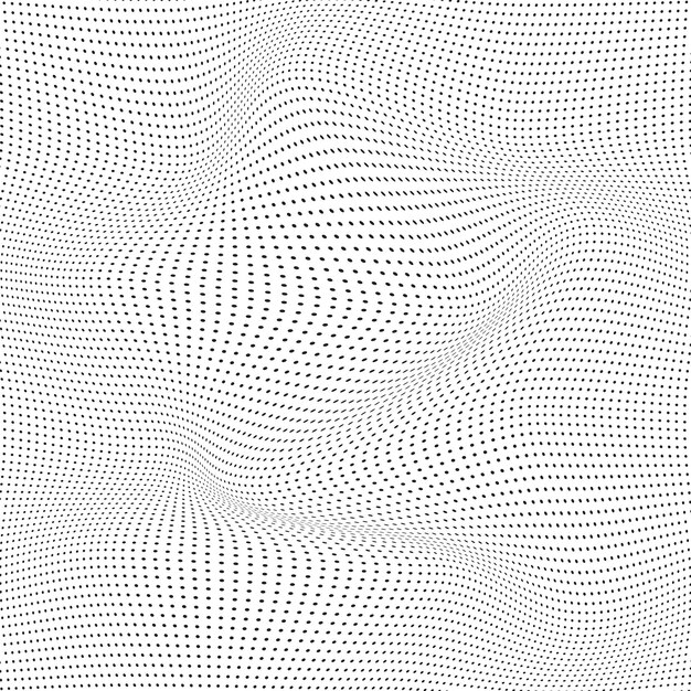 Halftone-vektorkunstikoner og grafikelementer med cirkler