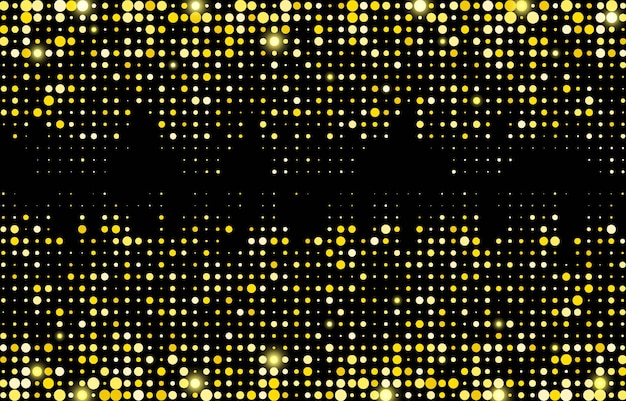Halftone with Black Background