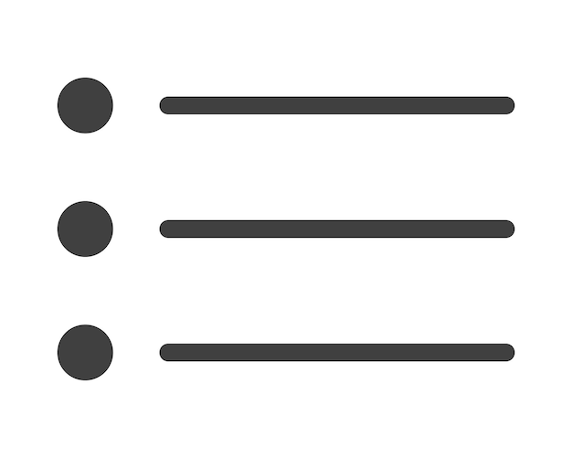 Hamburger-menuikonknapper, hjemmeside, UI-navigation, mobilapp, vektor-elementer, user interface-ikoner