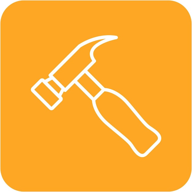 Hammer Vector Illustration Style