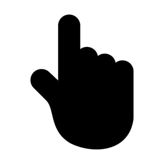 Hand cursor icon Hand clicking icon Finger cursor icon Cursor icon Vector hand pointer