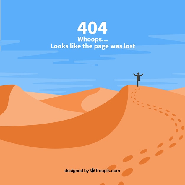 hand drawn 404 error template